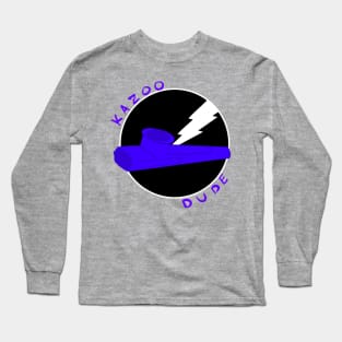 Kazoo Dude (Dark Blue) Long Sleeve T-Shirt